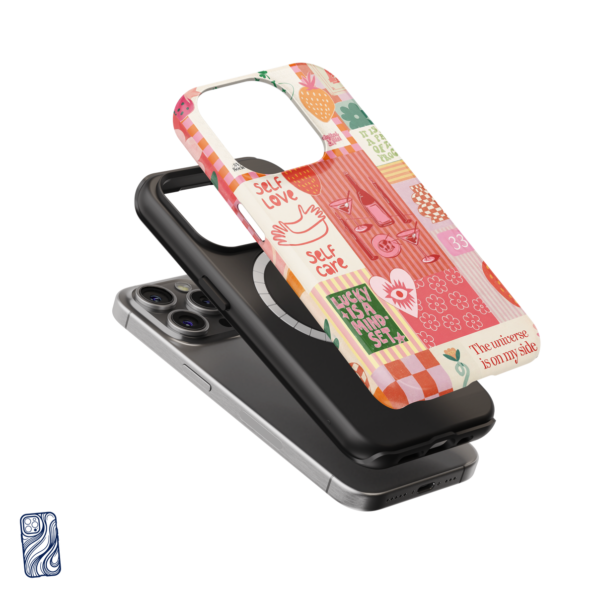Lucky Mindset - Strawberry Cream | Premium iPhone Case