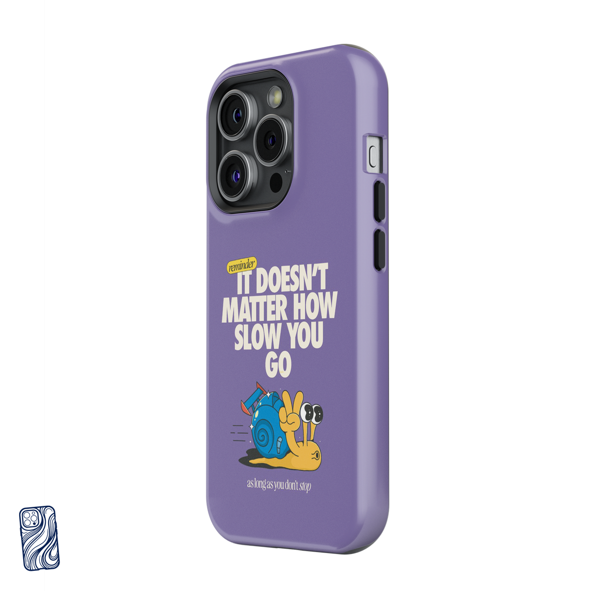 Slow & Steady - Lavender Haze | Premium iPhone Case