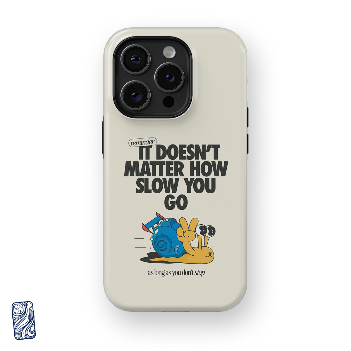 Slow & Steady - Vanilla Cream | Premium iPhone Case