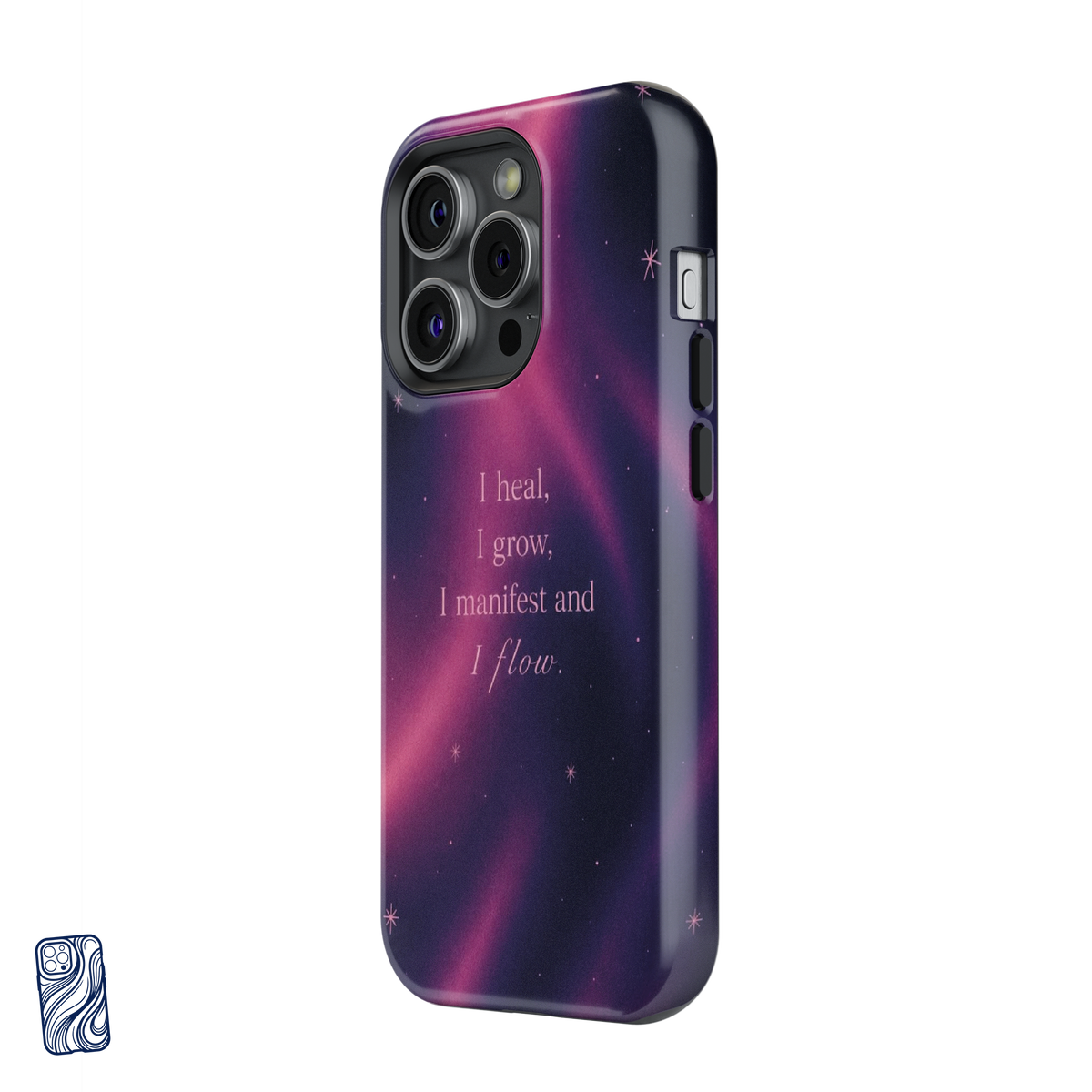 Heal, Grow & Flow - Cosmic Berry | Premium iPhone Case