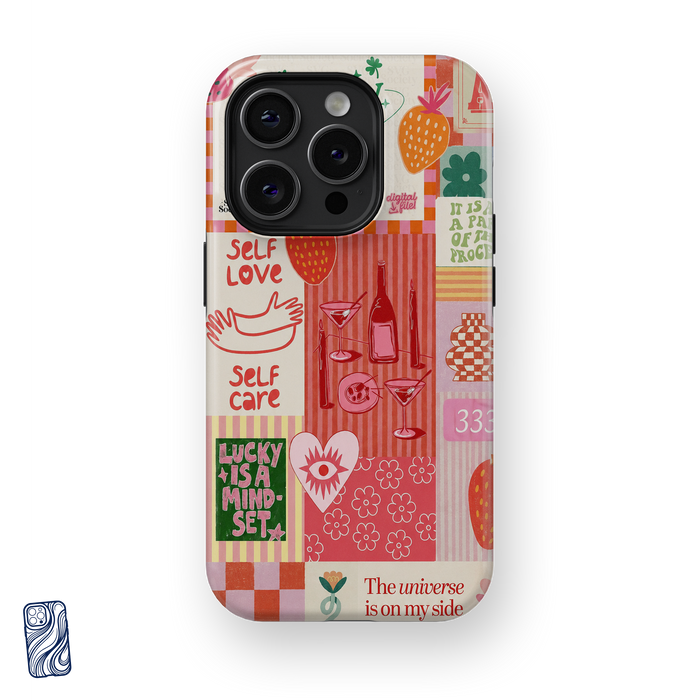 Lucky Mindset - Strawberry Cream | Premium iPhone Case