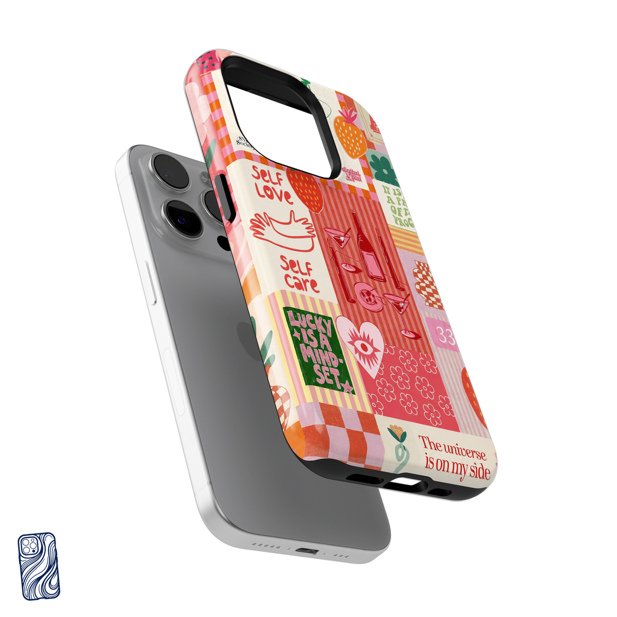 Lucky Mindset - Strawberry Cream | Premium iPhone Case