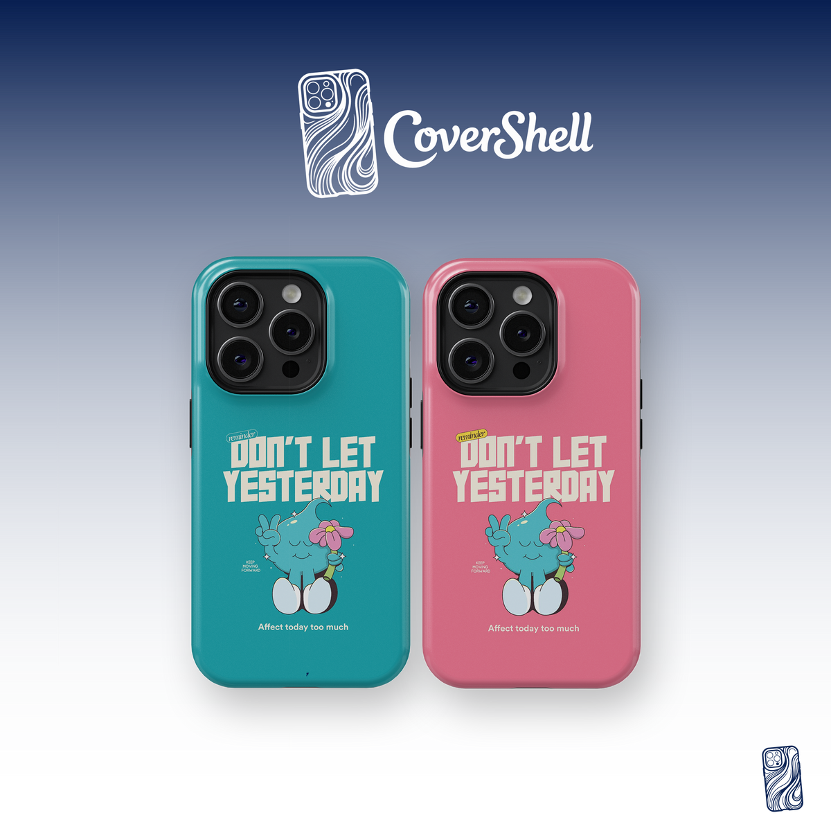 Don't Let Yesterday - Turquoise Reset | Premium iPhone Case
