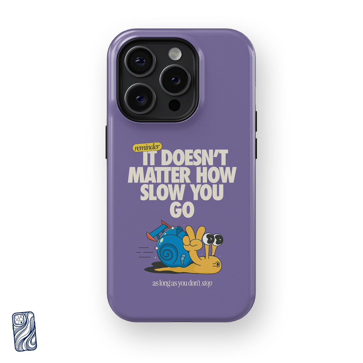 Slow & Steady - Lavender Haze | Premium iPhone Case