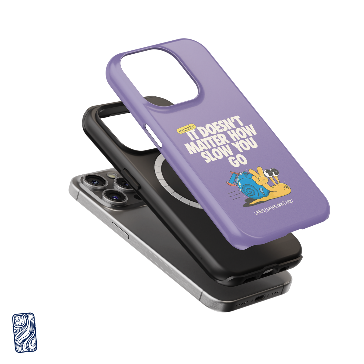 Slow & Steady - Lavender Haze | Premium iPhone Case