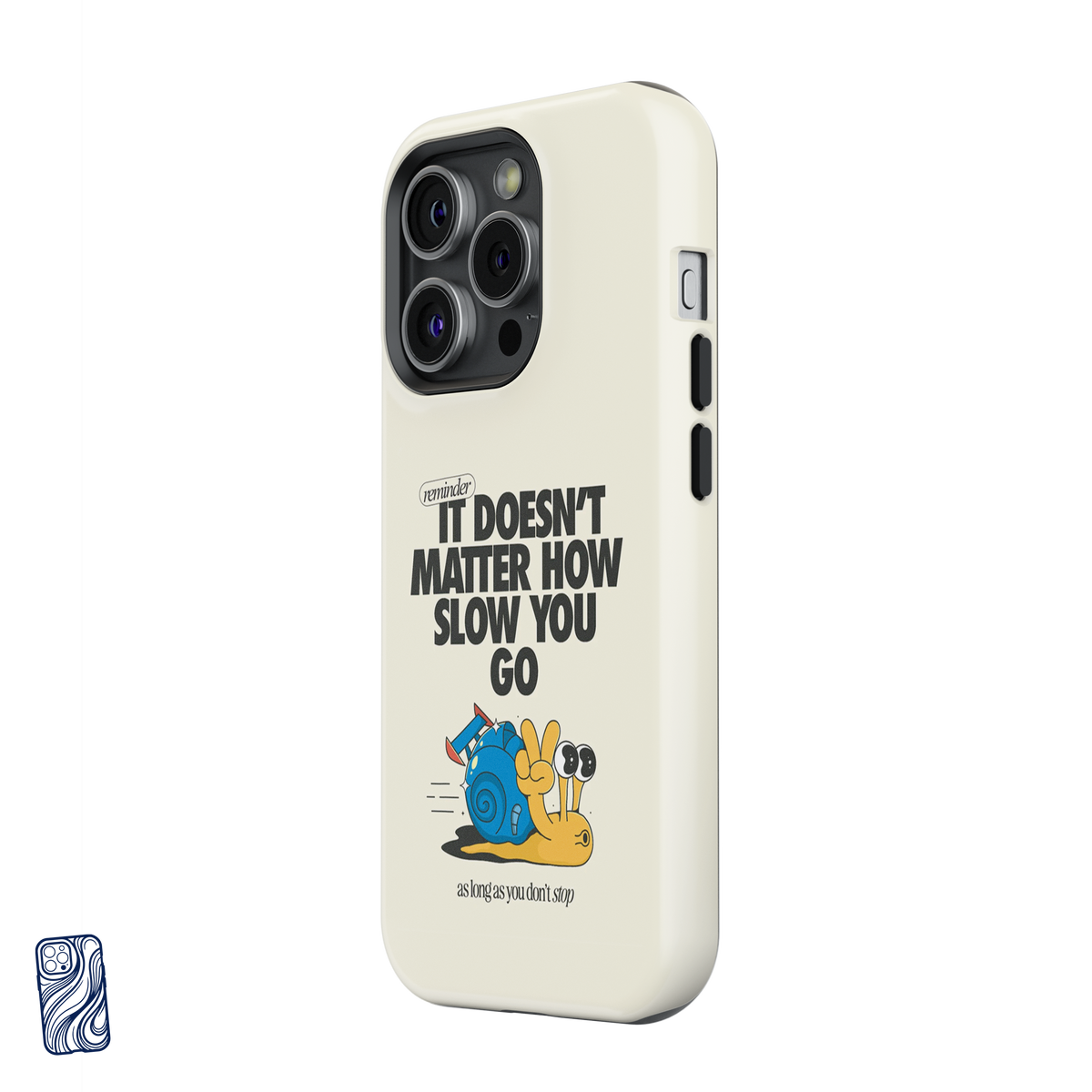 Slow & Steady - Vanilla Cream | Premium iPhone Case