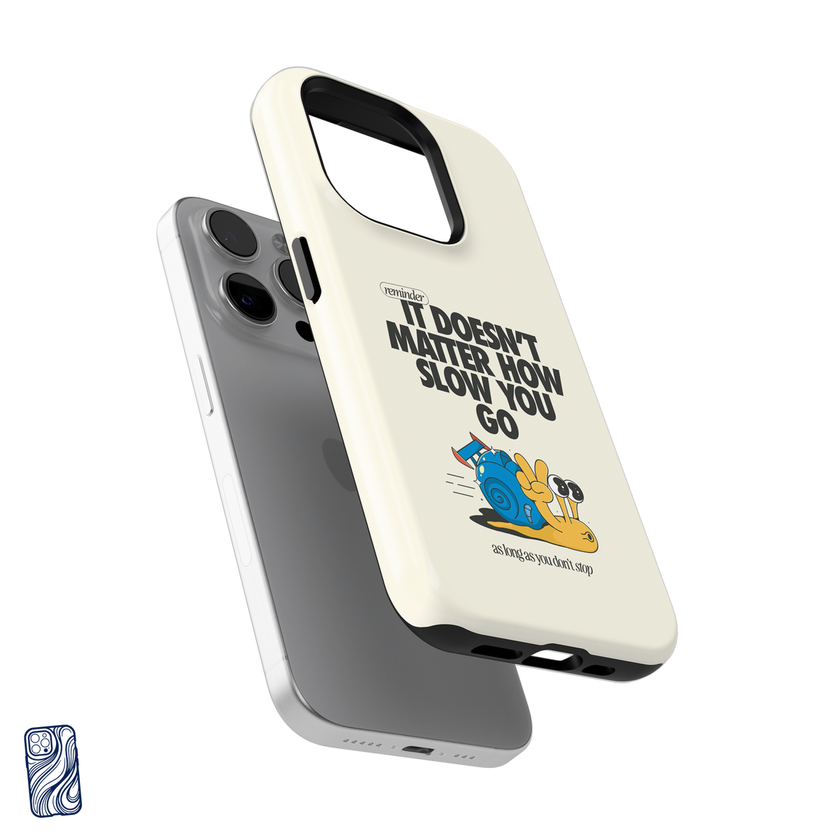 Slow & Steady - Vanilla Cream | Premium iPhone Case