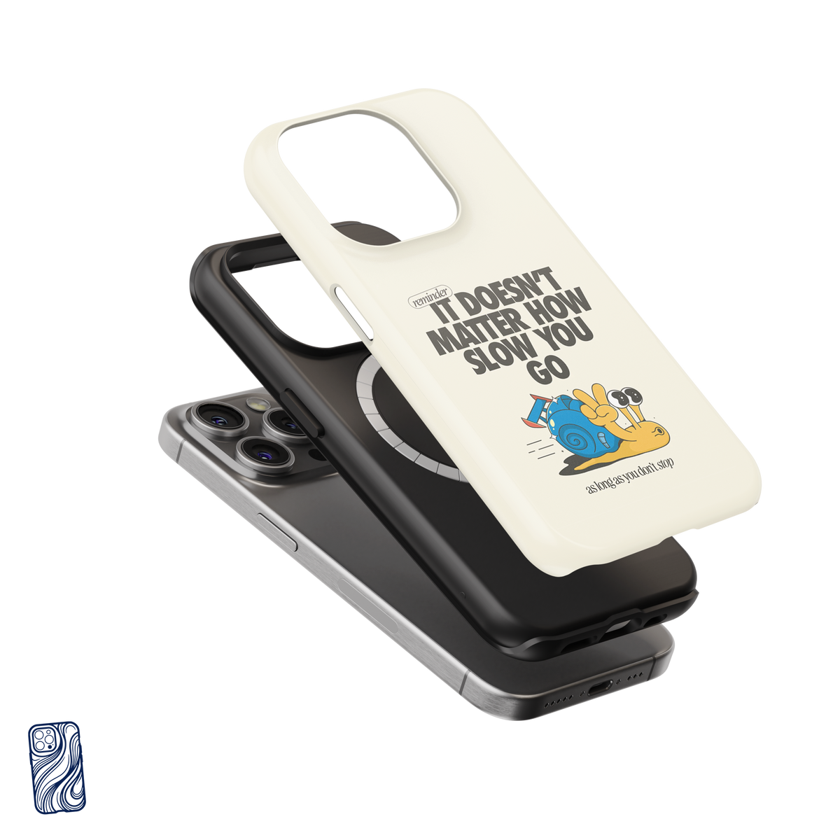 Slow & Steady - Vanilla Cream | Premium iPhone Case