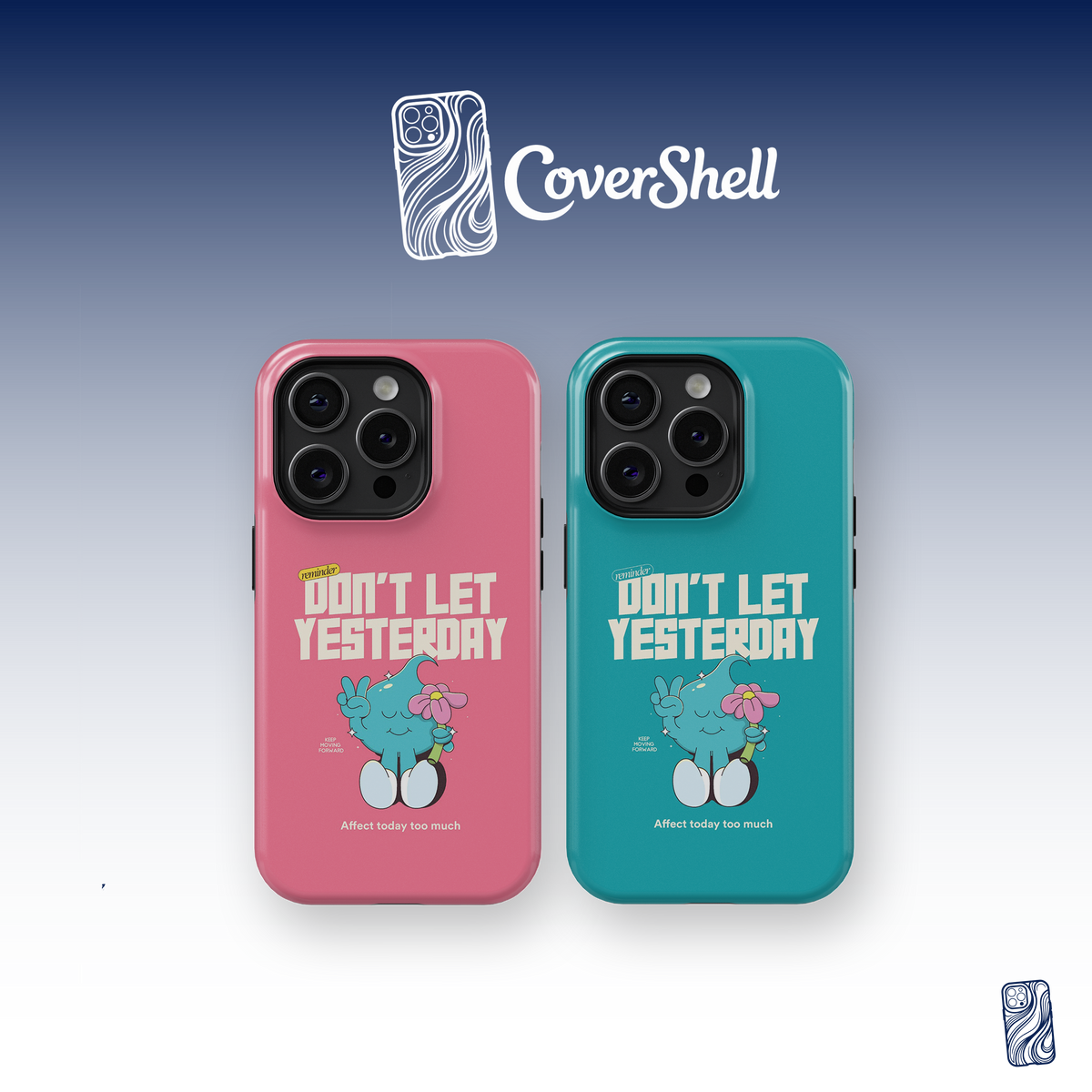 Don't Let Yesterday - Pink Reset | Premium iPhone Case