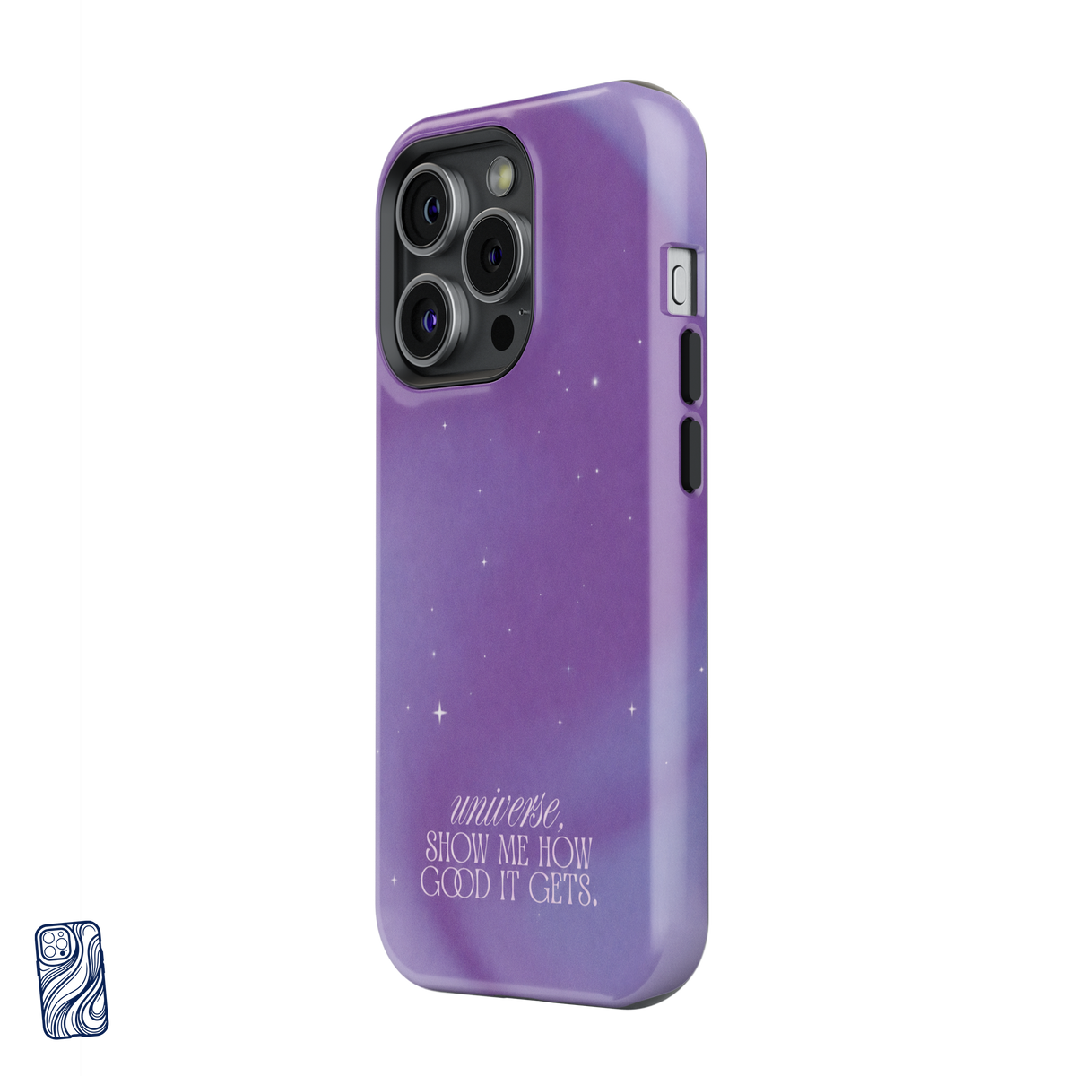 Show Me How Good It Gets - Cosmic Lilac | Premium iPhone Case