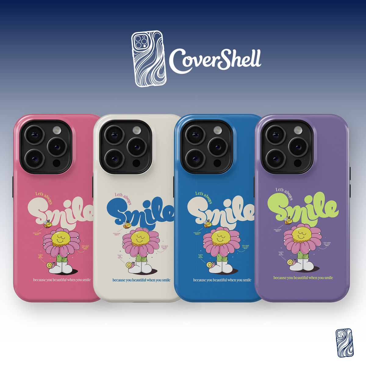 Always Smile - Bubblegum Pink | Premium iPhone Case